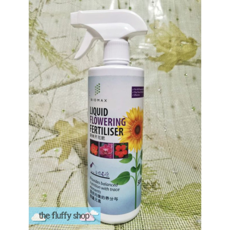 Biomax Liquid Flowering Fertiliser / Fertilizer Plant Spray (500ml