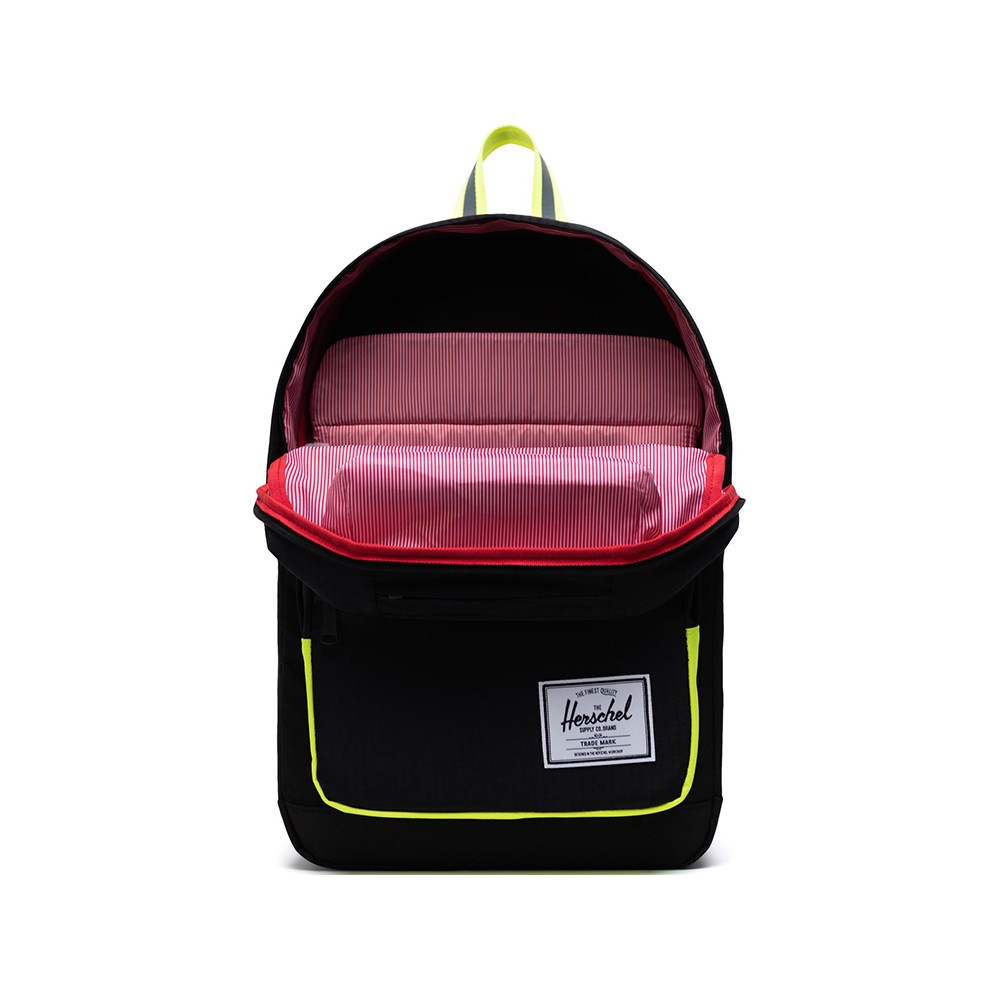 Herschel Pop Quiz Backpack Black Enzyme Ripstop/Black/Safety Yellow