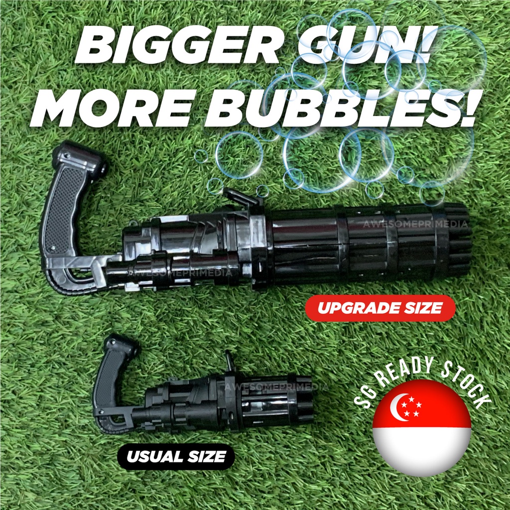 15 Holes Giant Gatling Bubble Gun [TRUE SG READY STOCK] | Shopee Singapore