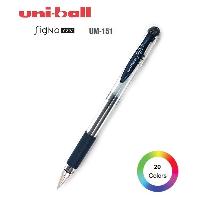 Uniball Uni Signo Dx Um 151 Gel Pen 0 38mm Shopee Singapore