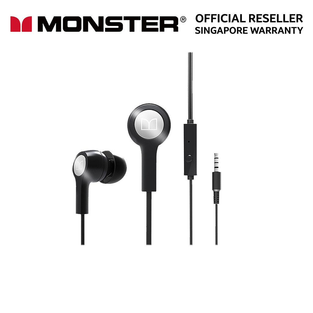 Monster NTune 50 Powerful Bass Driven Sound InEar Headphones with Mic