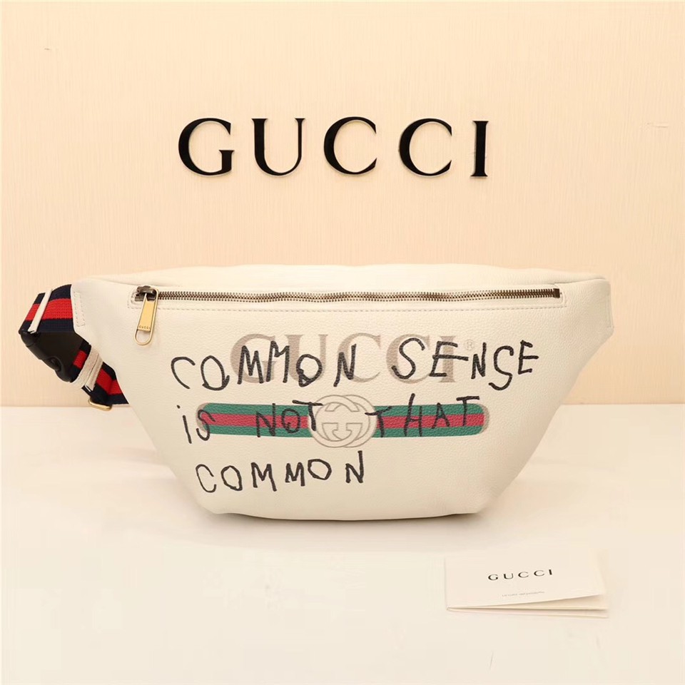 gucci common sense fanny pack