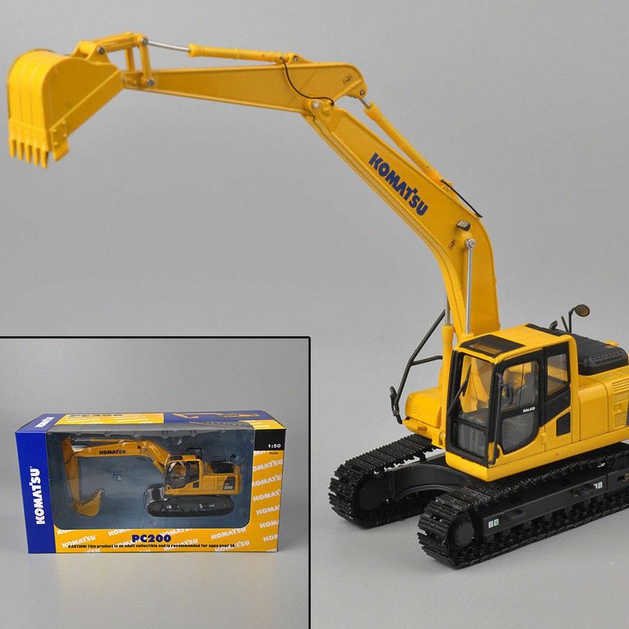 Komatsu Pc0 1 50 Diecast Excavator Navvy Construction Vehicles Car Model Toy Contemporary Manufacture