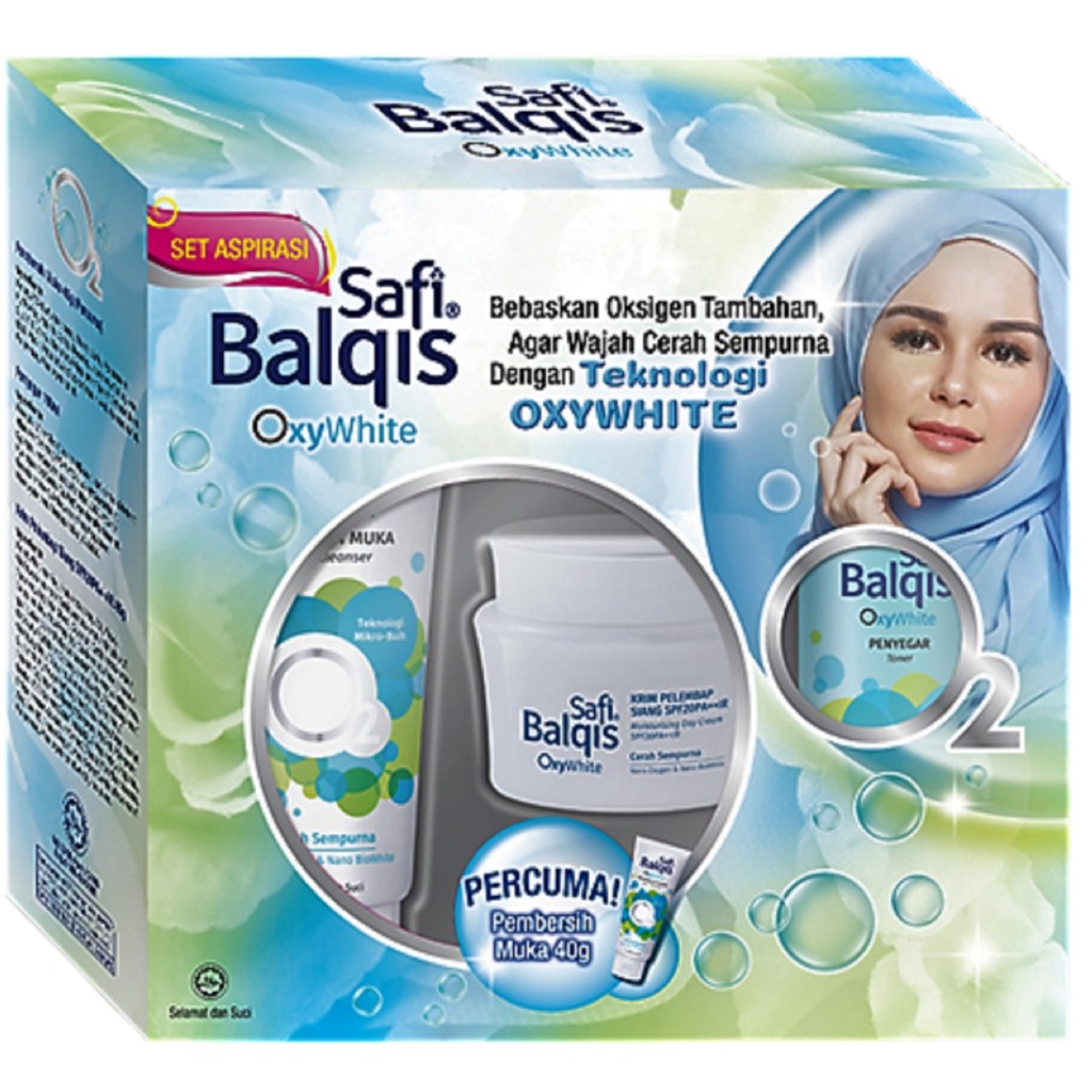 Safi Balqis White Trilogy Set Aspirasi8 Shopee Singapore