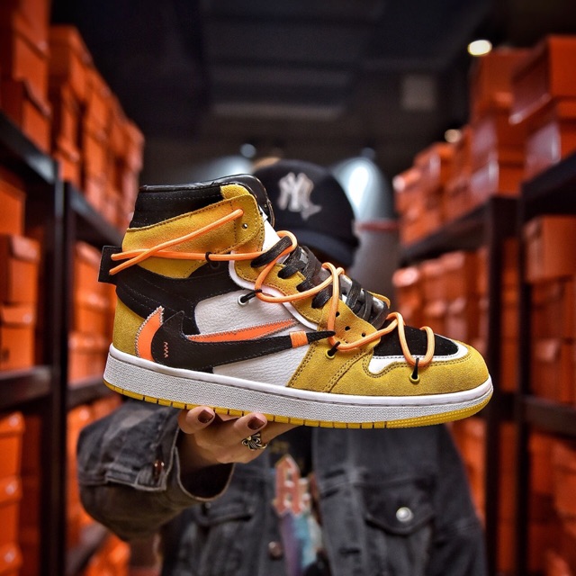 off white jordan 1 orange