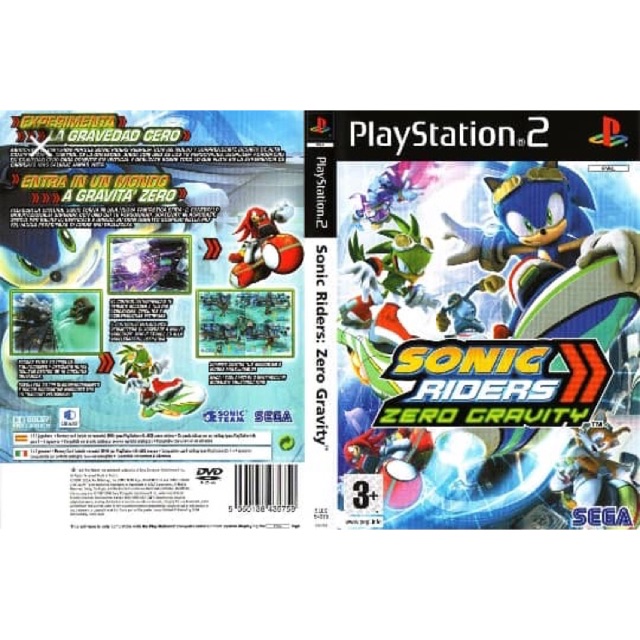 playstation 2 sonic riders