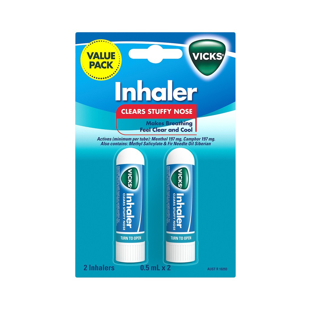 配送日指定可 【新品】VICKS Inhaler 2本 【つらい花粉に！】 - 通販