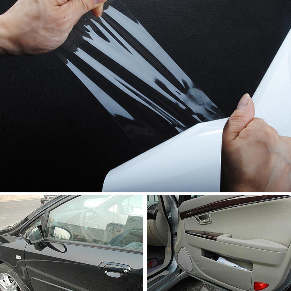 Car Door Edge Clear Protective Satin Finish Vinyl Wrap Guard Film Sheet