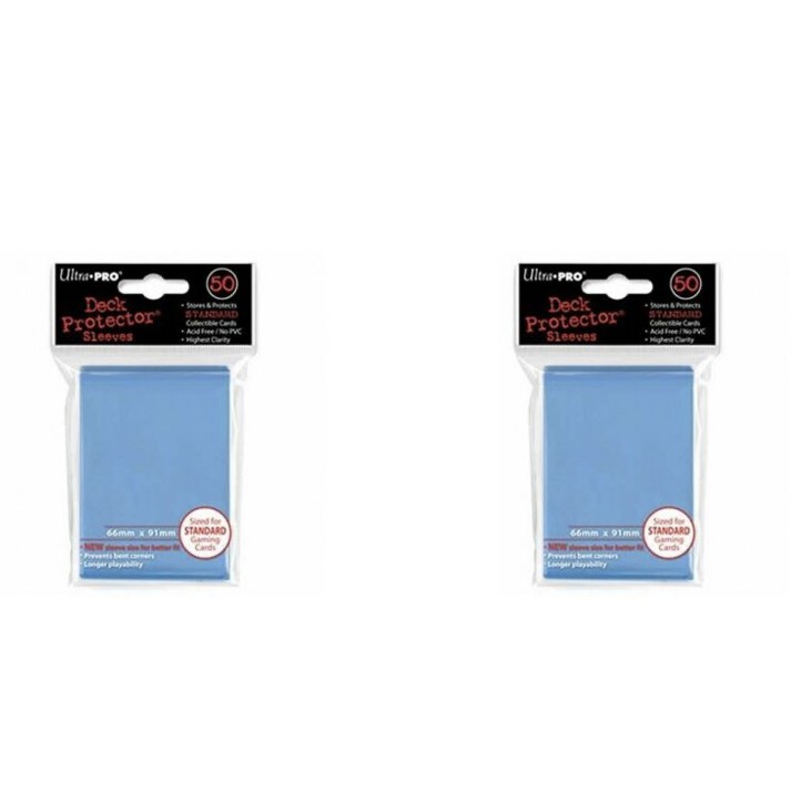 Standard Size Light Blue Ultra Pro Deck Protector Sleeves for sale online 82677 