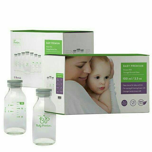 Baby premium Glass Breast Milk Bottle / Breast Milk Bottle / Breast