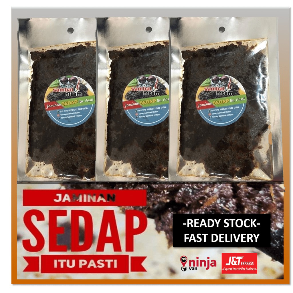 Sambal Black Pahang Original And Ready Stock By Tokey Sambal Black And Mg Shopee Singapore