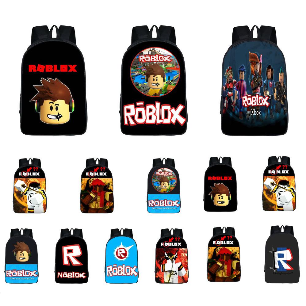 Large Capacity Game Roblox Backpack Unisex Students Backpack Travel Backpacks School Bags Shopee Singapore - sans jacket roblox decal