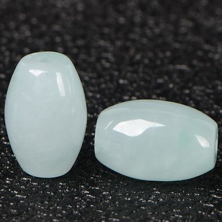 Image of 4A Natural Jade Quartz Crystal Single Bead DIY Jewelry 天然 翡翠 桶珠 散珠 圓珠 單珠 散珠水晶 制作
