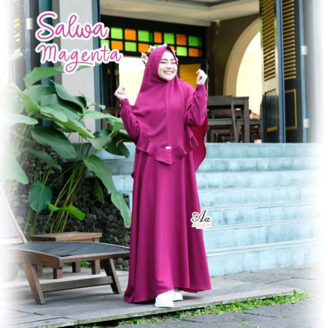 Gamis Halwa Original By Aden Hijab Kebumen Shopee Singapore