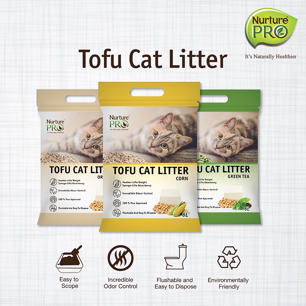 Bundle Of Nurture Pro Cat Litter Tofu Litter Original Cat Toilet Shopee Singapore