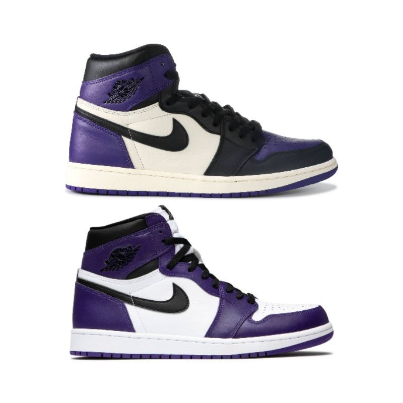 jordan1 court purple