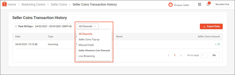 Seller Coins Shopee Sg Seller Education Hub