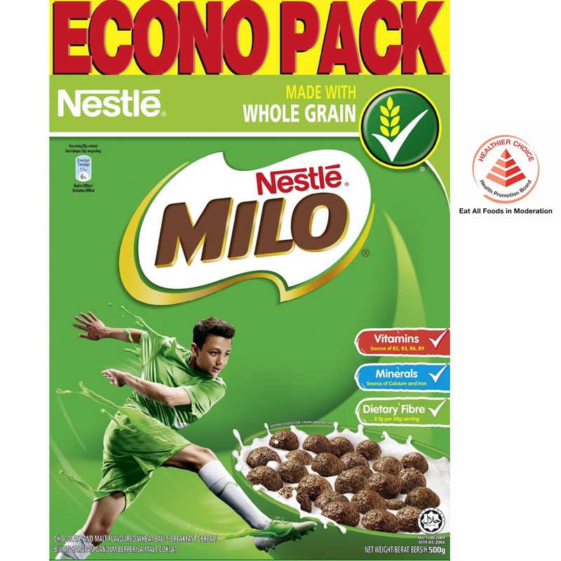 Nestle Milo Cereals (Econo Pack) 500G Shopee Singapore