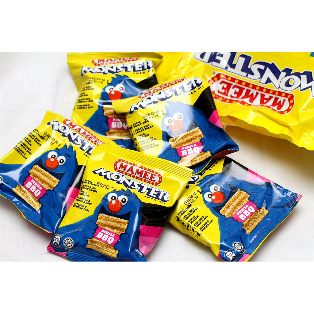 Ma Mee Noodle Snack Family Pack 8x25g (BBQ) Shopee Singapore