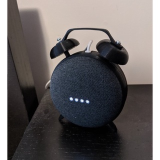 Google Home Mini OR Nest Mini Retro Alarm Clock Stand