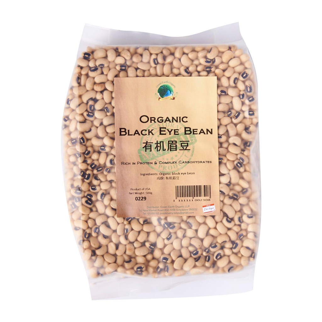 Organic Black Eye Bean 2x500g Shopee Singapore
