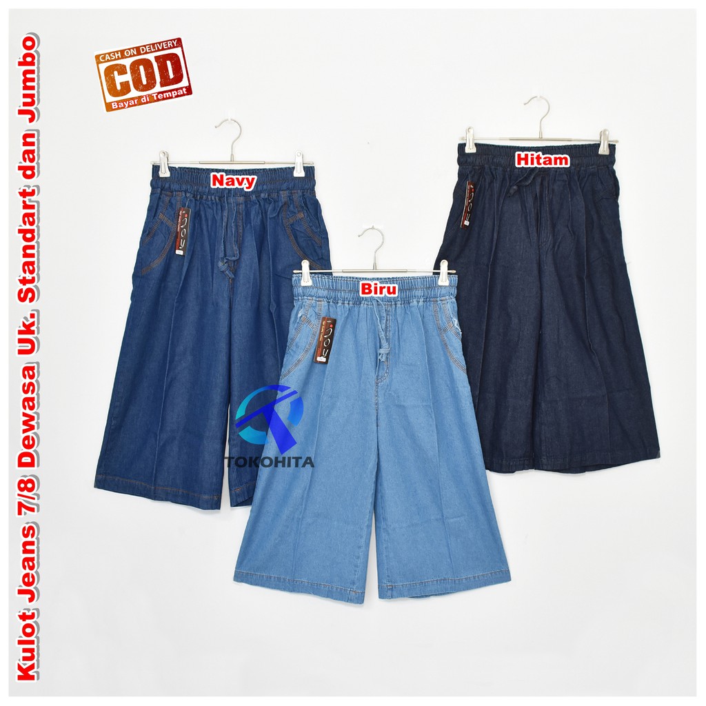 kulot jeans denim