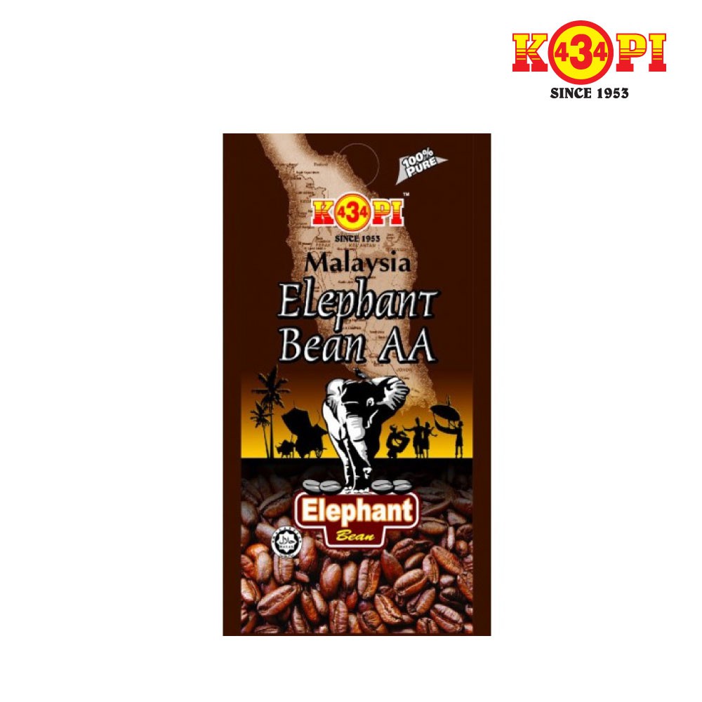 Muar kopi 434 100 Elephant bean 500gm pure Liberica Shopee Singapore