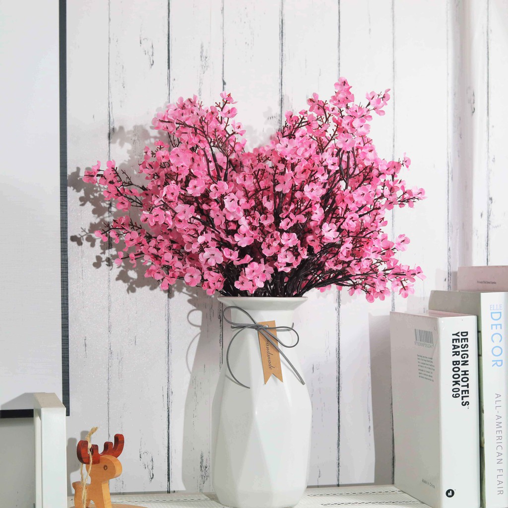 Gypsophila Artificial Flowers Branch High Quality Cherry Fake Plants