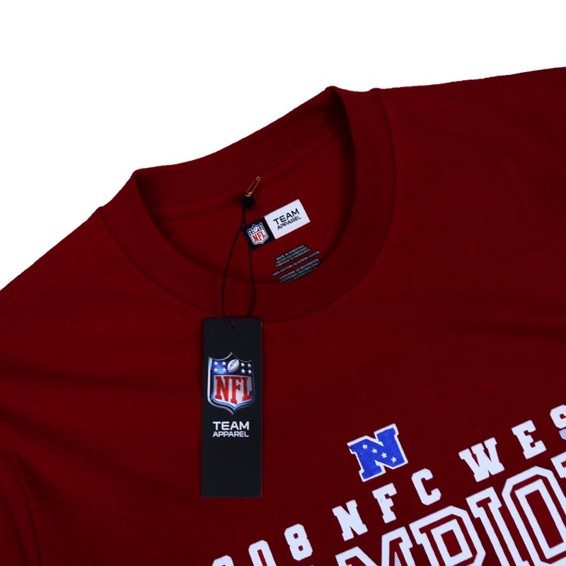 Nfc WEST CHAMPIONS 2008 NFL PLAYOFFS TSHIRT VINTAGE T-Shirt MAROON TEAM FOOTBALL