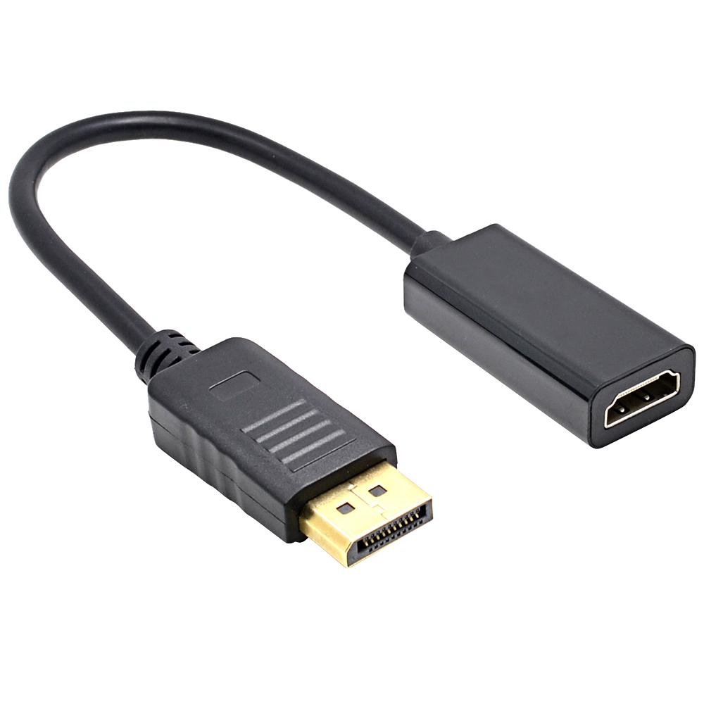 DP to HDMI Cable Display Port to 1080P HDMI Adapter Converter For HP/DELL Laptop
