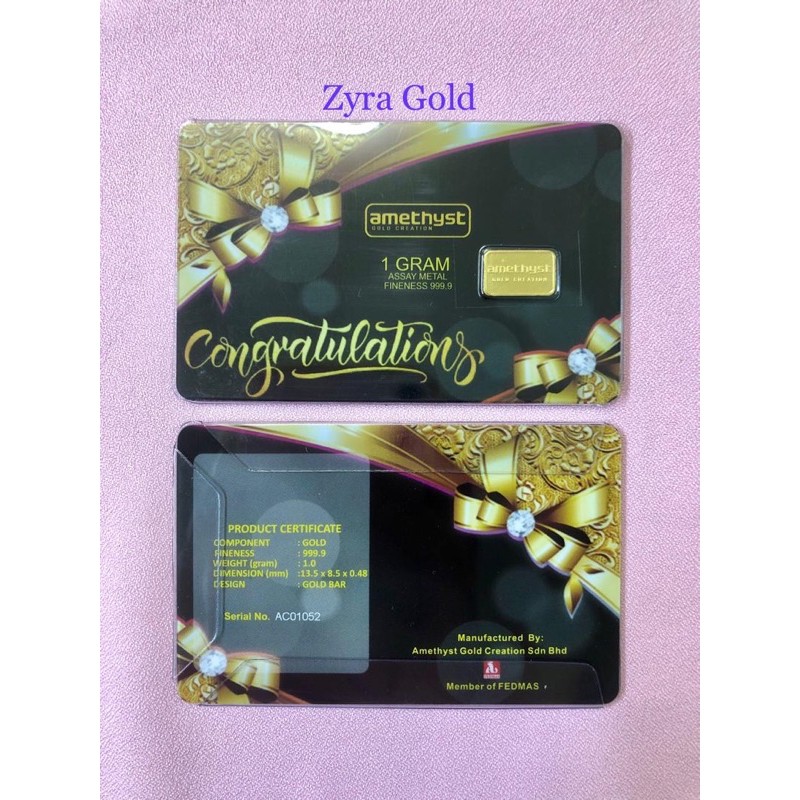 Gold Bar Gold Coin Dinar Emas 999 24k Purity Guaranteed Singapore