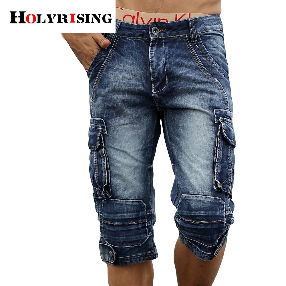 Men Cargo Shorts Bermuda Homme Male Fashion Shorts Washed Denim Short Men Jeans Shorts Homme Shopee Singapore