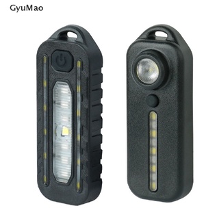 [cxGYMO] LED Red Blue Shoulder Police Light with Clip USB Charging Flashing Warning Safety Flashlight Torch Bike Warn Light  HDY