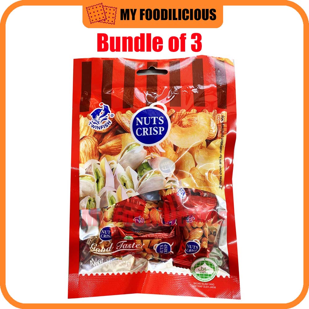 Nuts Crisp / Crispy Peanut / Mix Nut / Kacang Tumbuk / Nut Crisp Peanut Candy 250g Shopee