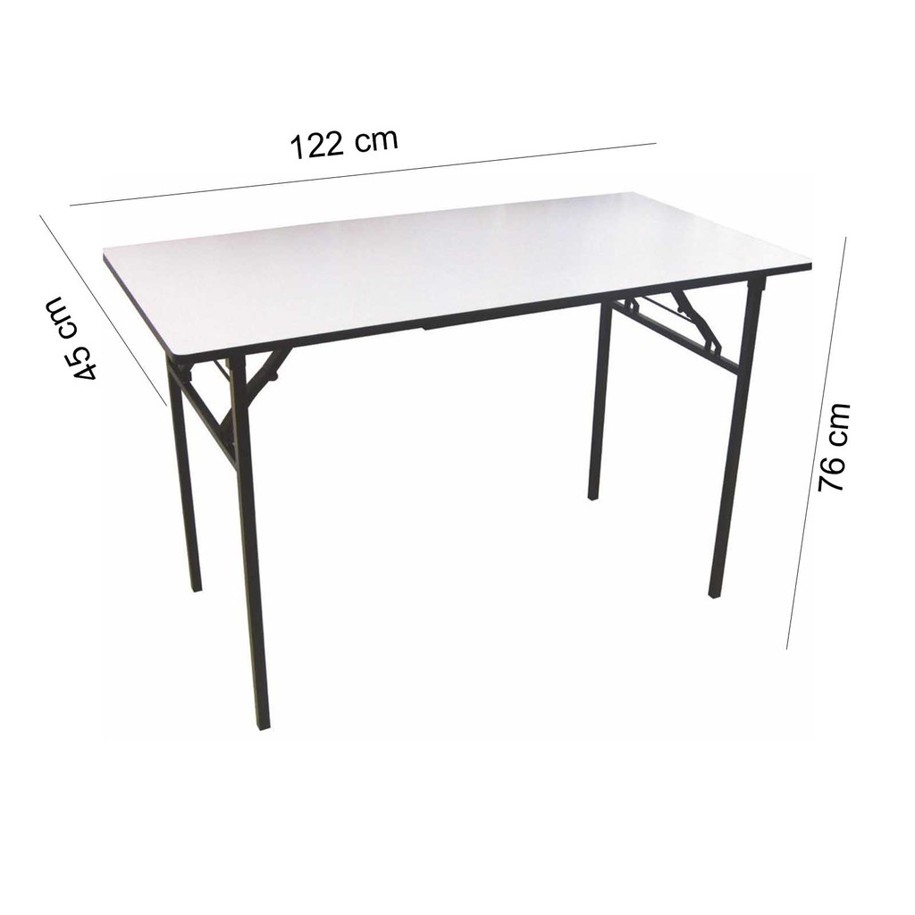 Banquet Table Folding Table 120 X 45 X 76cm Meja Tingga Boleh Lipat Shopee Singapore