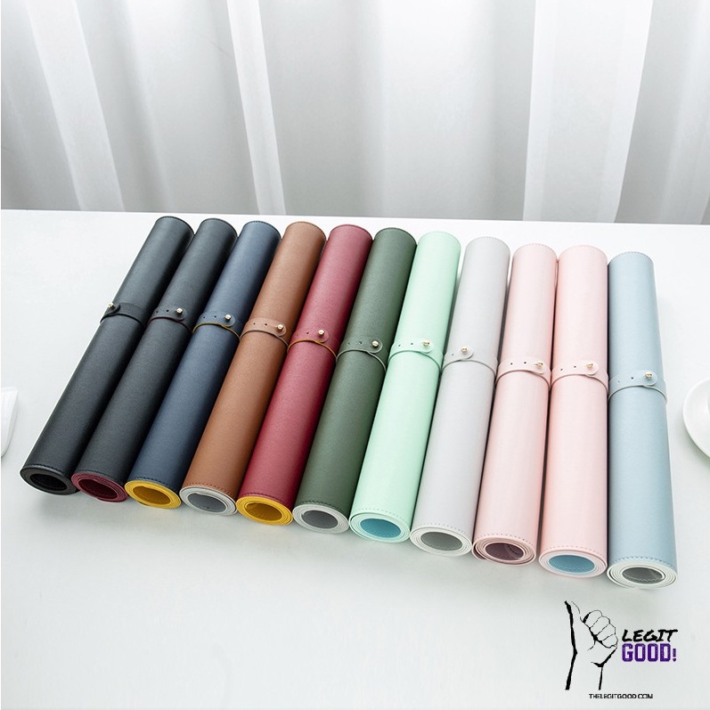 【SHIPS FROM SG】Premium Leather Desk Mouse Pad