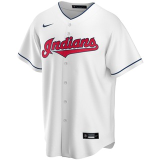 indians white jersey