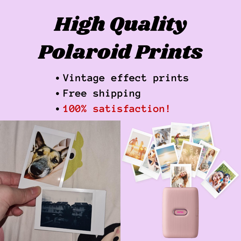 mini polaroid print