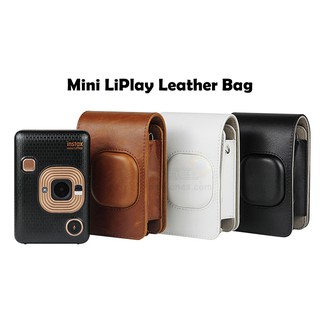 Instax Mini LiPlay Camera Leather Bag Carry Case