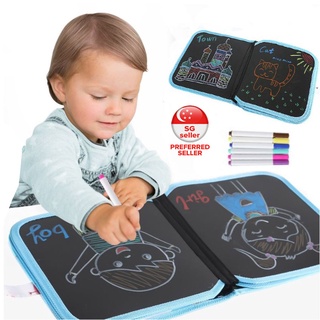 [SG Ready Stock] Portable Chalk Board Drawing Board Toy Painting for Kids Christmas Gift / Goodie Bag / Present Birthday