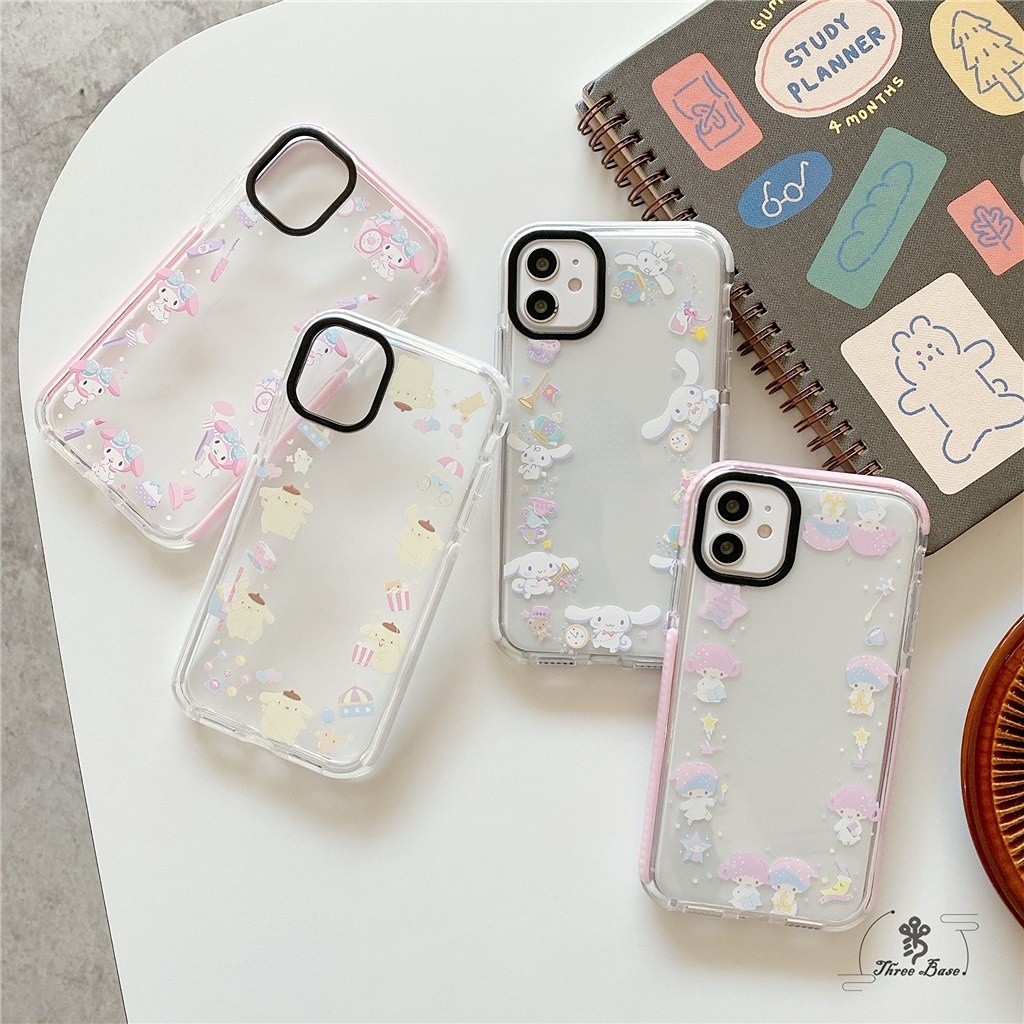 Phone case For iPhone 11 Cute Melody Little twin star Pom Pom Purin ...