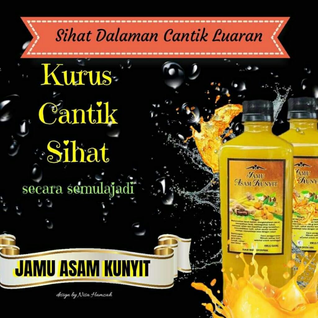 Jamu Asam Kunyit 500ml Shopee Singapore