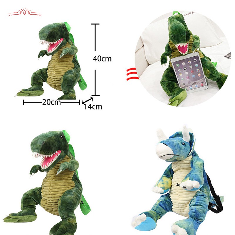 dinosaur plush backpack