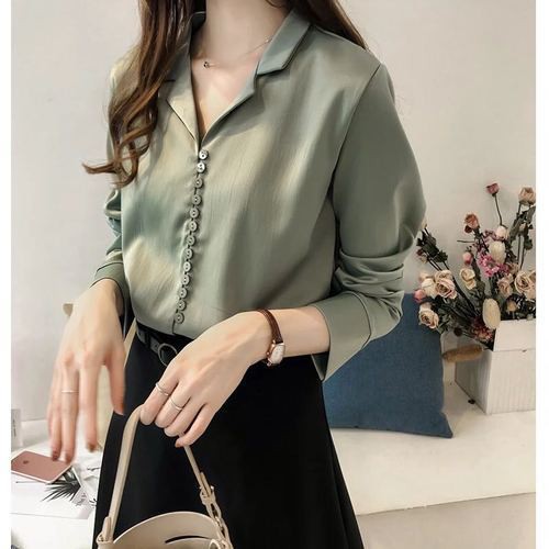 women's plus size satin blouses
