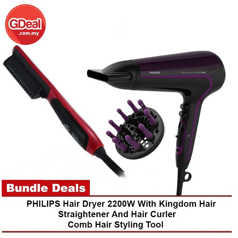 philips straightener curler and dryer