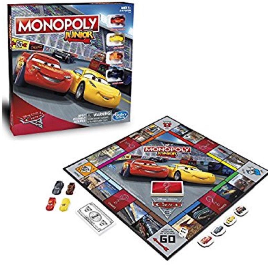 Monopoly Junior: Cars 3 Edition game 