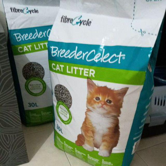 Breeder Celect Cat Litter 30L ( 55 for 2 Bags ) Shopee Singapore