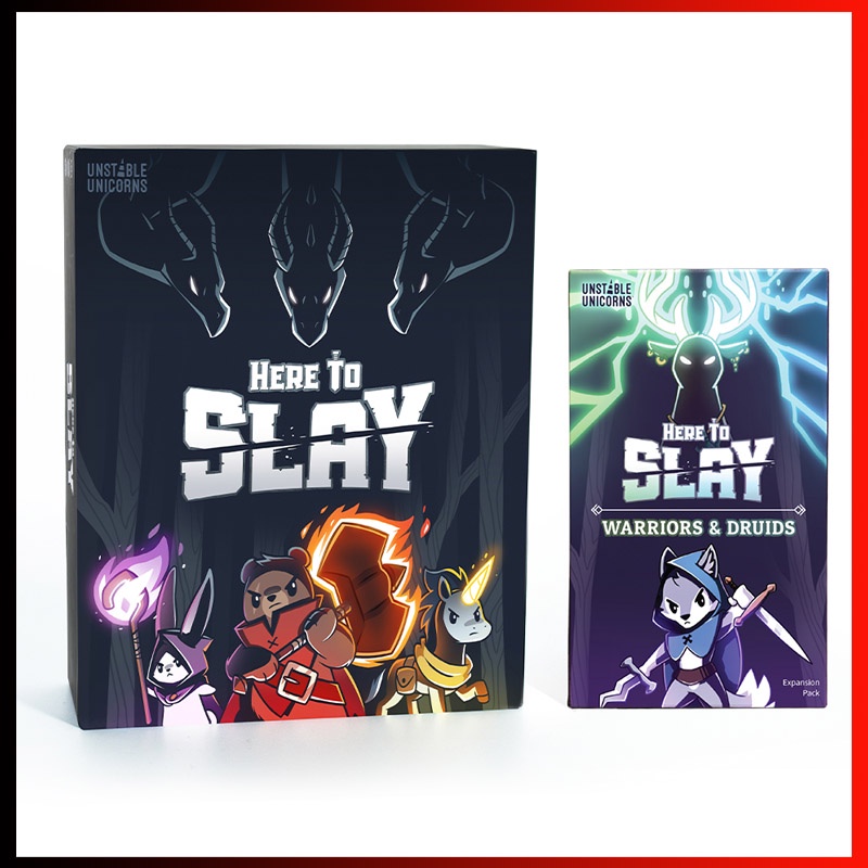 Here to Slay Board Game Basic pack and Expansion Card Game Unstable ...