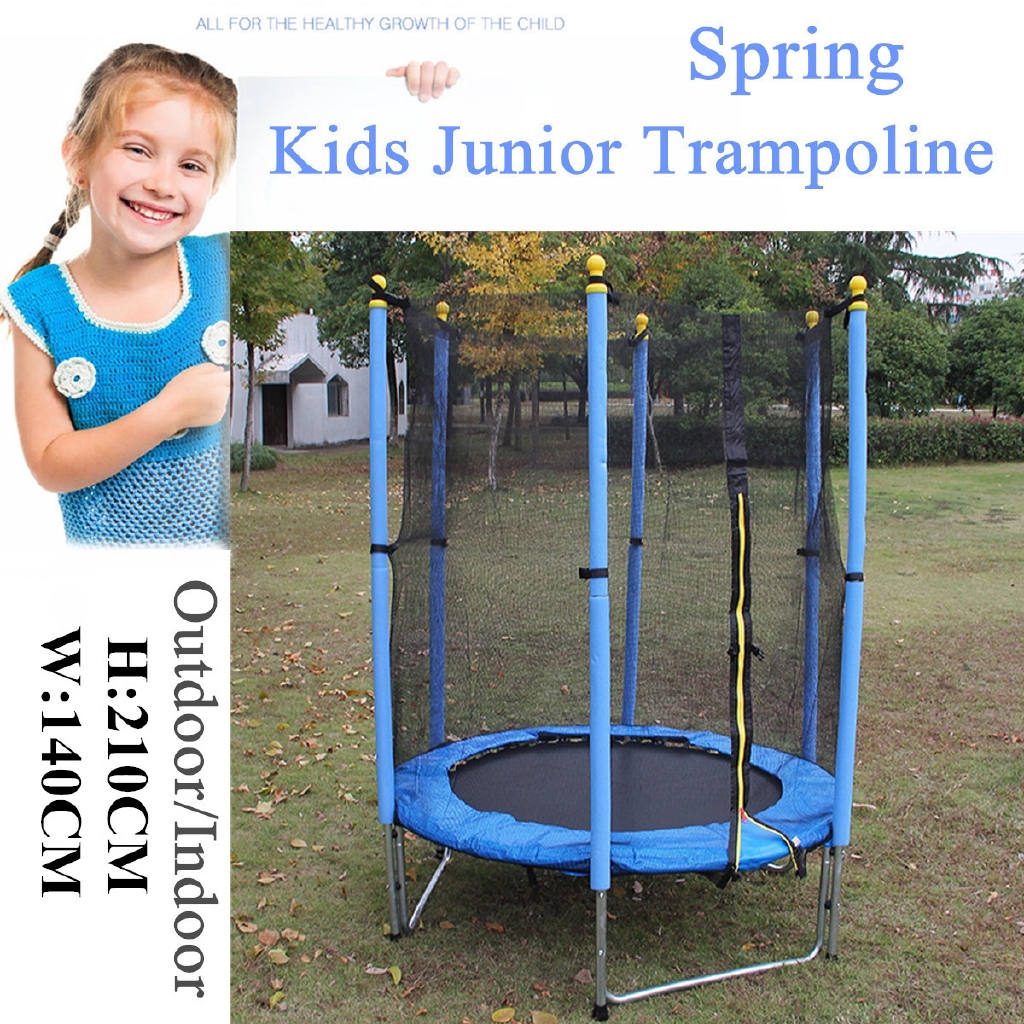 toddler trampoline with safety net