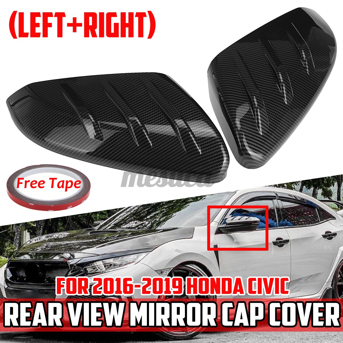 2020 honda civic rear view mirror